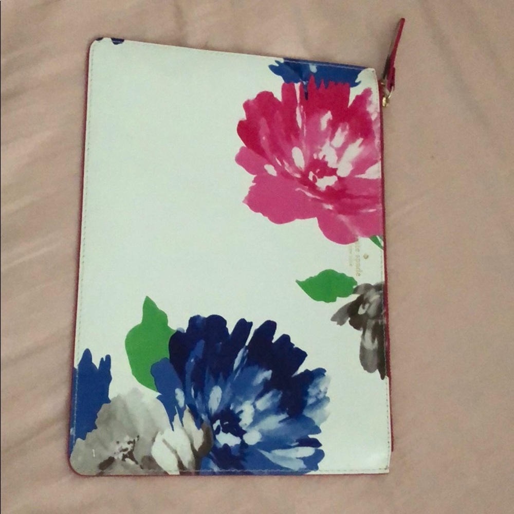 Kate spade floral clutch
